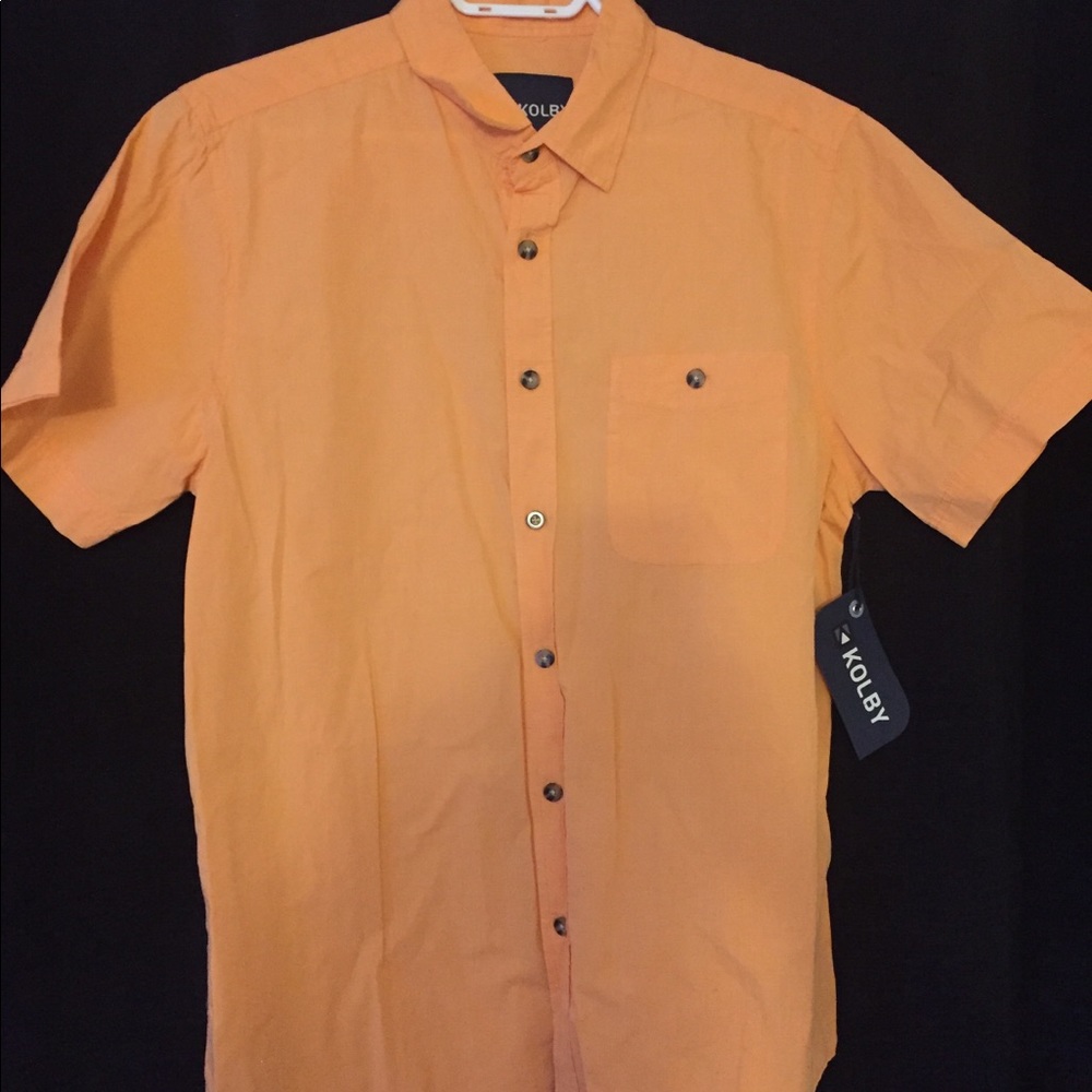 (New)KOLBY short sleeve dress shirt